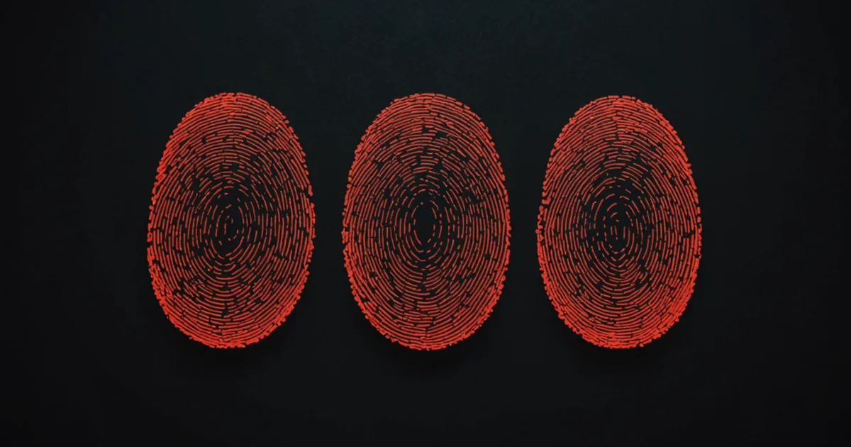 Abstract visualization of first-party fraud behavioral signal